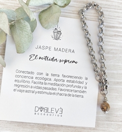 Pulsera JASPE MADERA - Conexión con tierra - comprar online