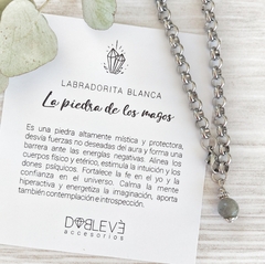 Pulsera LABRADORITA BLANCA - Protección del aura - comprar online