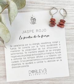 Aros JASPE ROJO - Fuerza - comprar online