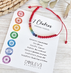 Pulsera 7 chakras 7 ojos