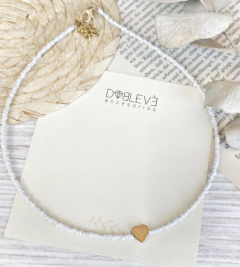 Gargantilla SUPER FINITA con hematite dorado - comprar online