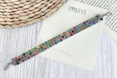 Pulsera de fiesta 0011 - strass multicolor