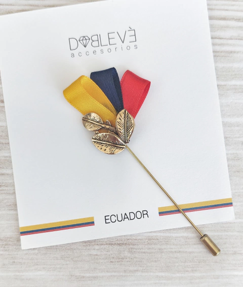 Prendedor Patrio Ecuador 0007