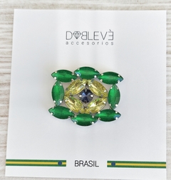 Prendedor Patrio Brasil 0001