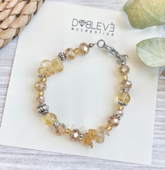 Pulsera energética CITRINO - Felicidad y prosperidad