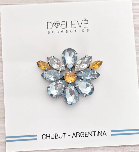 Prendedor Patrio Chubut - Argentina 0003 - comprar online