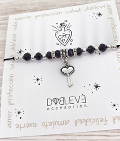 Pulsera amuleto LLAVE DEL CORAZÓN