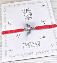 Pulsera amuleto CORAZÓN ALADO
