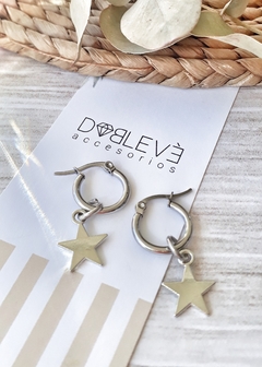 Aros de acero con dijes varios - Doblevé Accesorios