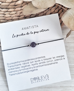 Pulsera energética esfera - 24 piedras - tienda online