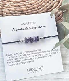 Pulsera energética escallas - 23 piedras - Doblevé Accesorios