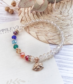 Pulsera protectora 7 chakras de cristal - comprar online