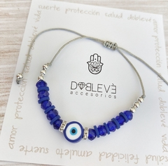 Pulsera amuleto OJO TURCO MIL COLORES - Doblevé Accesorios