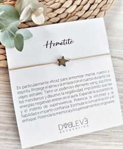 Pulsera energética hematite - 3 diseños - comprar online