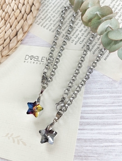 Pulsera - 14 diseños - con dije de cristal - Doblevé Accesorios