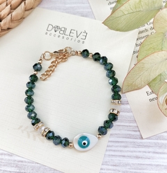 Pulsera amuleto OJO Protector Verde - Esperanza - comprar online