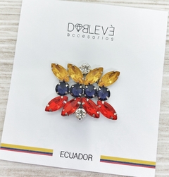 Prendedor Patrio Ecuador 0003