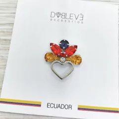 Prendedor Patrio Ecuador 0002