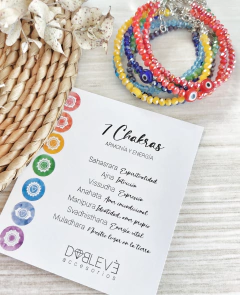 Set de 7 pulseras chakras - comprar online