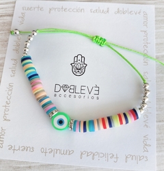 Pulsera amuleto OJO TURCO MIL COLORES - comprar online