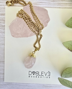 Collar CUARZO ROSA - Amor - comprar online