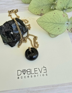 Collar OBSIDIANA piedra pi - Protección y crecimiento personal