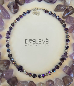 Gargantilla energética AMATISTA - Paz y transmutación - comprar online