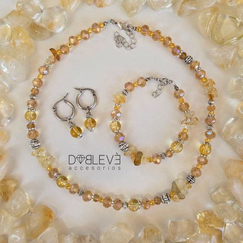 Conjunto energético CITRINO - Felicidad y prosperidad - comprar online