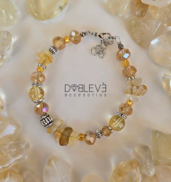 Pulsera energética CITRINO - Felicidad y prosperidad - comprar online