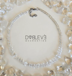 Gargantilla energética CUARZO CRISTAL - Protección y Sanación - comprar online