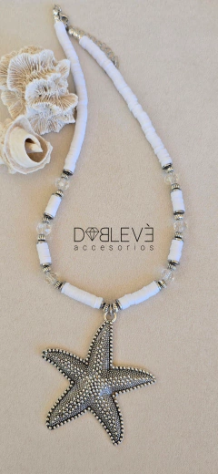 Collar Maxi Estrella de Mar Plateada en internet