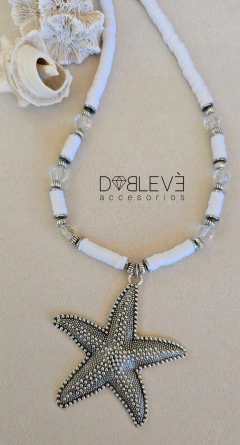 Collar Maxi Estrella de Mar Plateada - comprar online