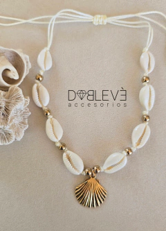 Gargantilla BUZIOS y ostra - dorada - comprar online
