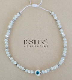 Gargantilla corazón con ojo protector - comprar online