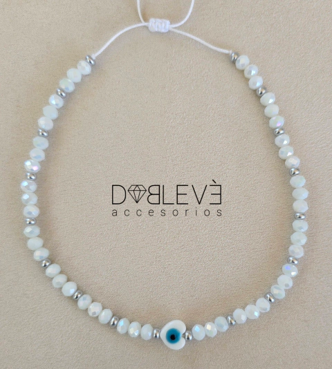 Gargantilla corazón con ojo protector - comprar online