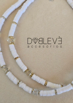 Gargantilla FIMO Y CRISTALES en internet