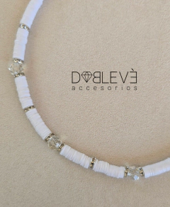 Gargantilla FIMO Y CRISTALES