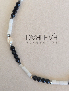 Gargantilla con Perlas de Río en internet