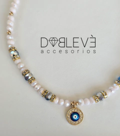 Gargantilla OJO PROTECTOR con strass dorado en internet