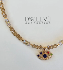 Gargantilla OJO PROTECTOR brillante en internet