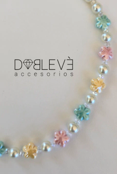 Gargantilla Flores de Cerámica en internet