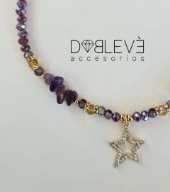 Gargantilla estrella amatista en internet