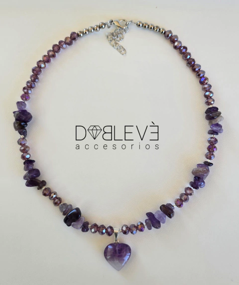 Gargantilla energética AMATISTA - Paz y Transmutación - comprar online