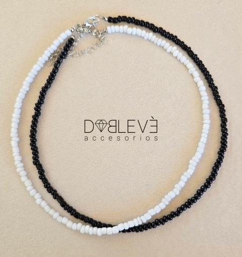 Gargantilla simple de mostacillas - comprar online