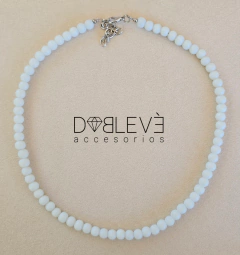Gargantilla PERLAS ENGOMADAS - Doblevé Accesorios