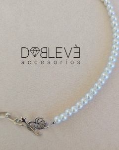 Gargantilla PERLAS Y CADENA - tienda online