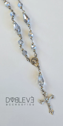 Collar DENARIO Cristales gris - comprar online