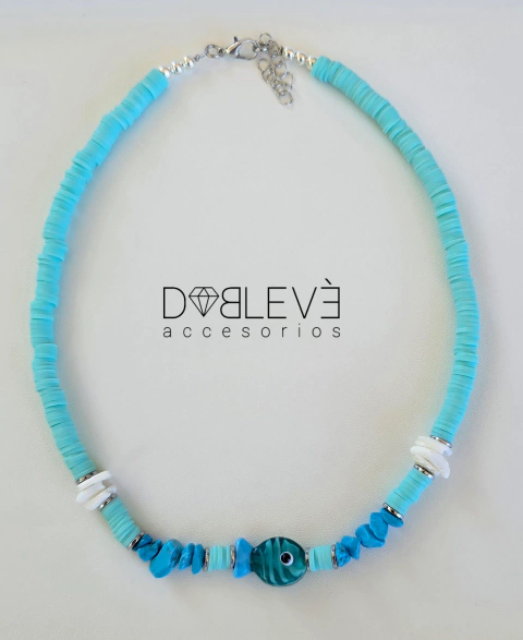 Gargantilla pez de murano - comprar online