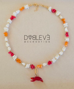 Gargantilla langosta de murano - comprar online