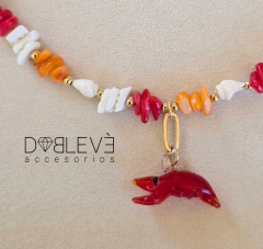 Imagen de Gargantilla langosta de murano